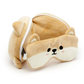 Unfolded Shiba Inu Travel Pillow – Soft Neck and Lumbar Support for Travel