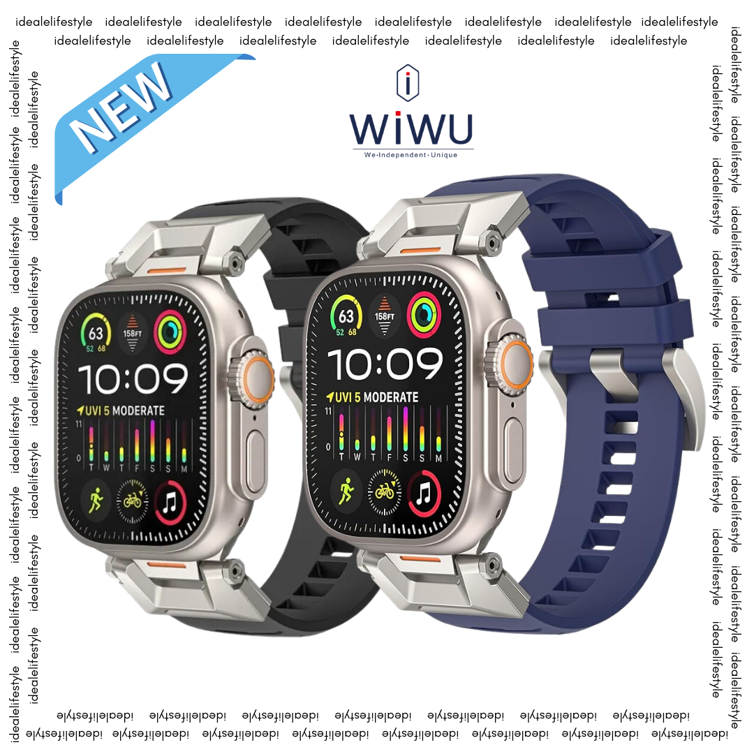 WiWU Wi-WB012 Urban Silicon Watch Band for iWatch 44 / 45 / 49mm