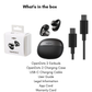 SHOKZ OpenDots 2 Open Ear Wireless Earbuds Bluetooth Dolby Audio Bass IP57 Sport Headphones Noise Canceling Earphone