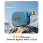 WiWU GO Fun IPX6 waterproof Bluetooth speaker by pool
