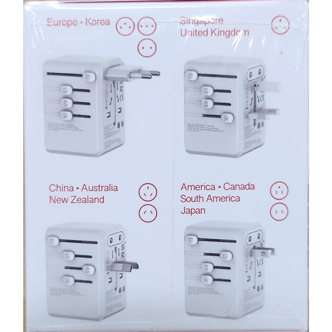 Travelmall GaN 65W PD High Performance Worldwide Travel Adaptor