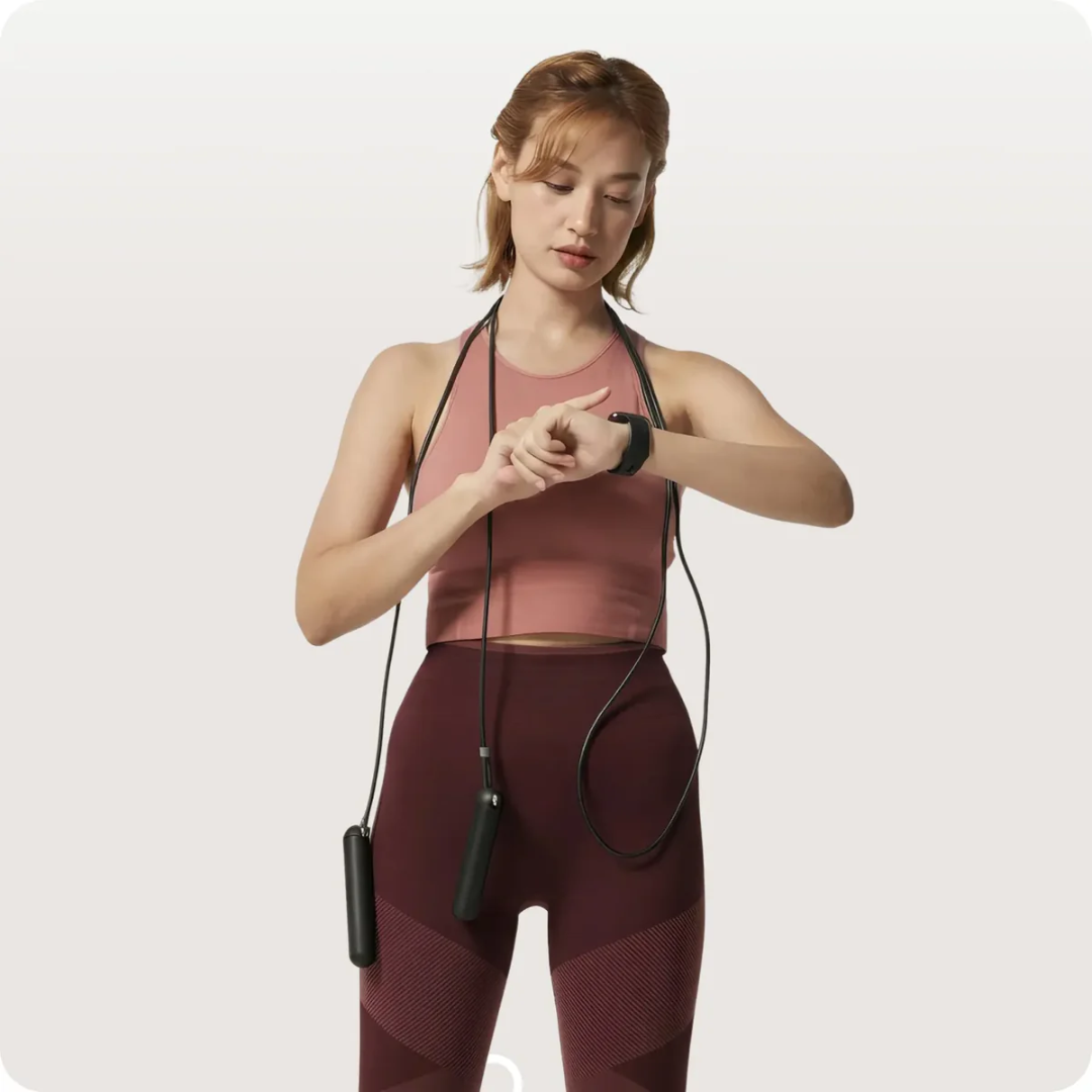 Particula GoJump Smart Jump Rope | Professional AI Fitness Skipping Rope | Precision 5-Jump/Sec Tracking | Bluetooth App & Apple Watch Support | Adjustable Length & Offline Memory - Shop Now!