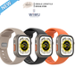 WiWU Comf Secur Fluororubber Watch Band Wi-WB201 Soft Durable Strap for 44/45/46/49mm Smartwatch Sweatproof Skin-Friendly Replacement Band