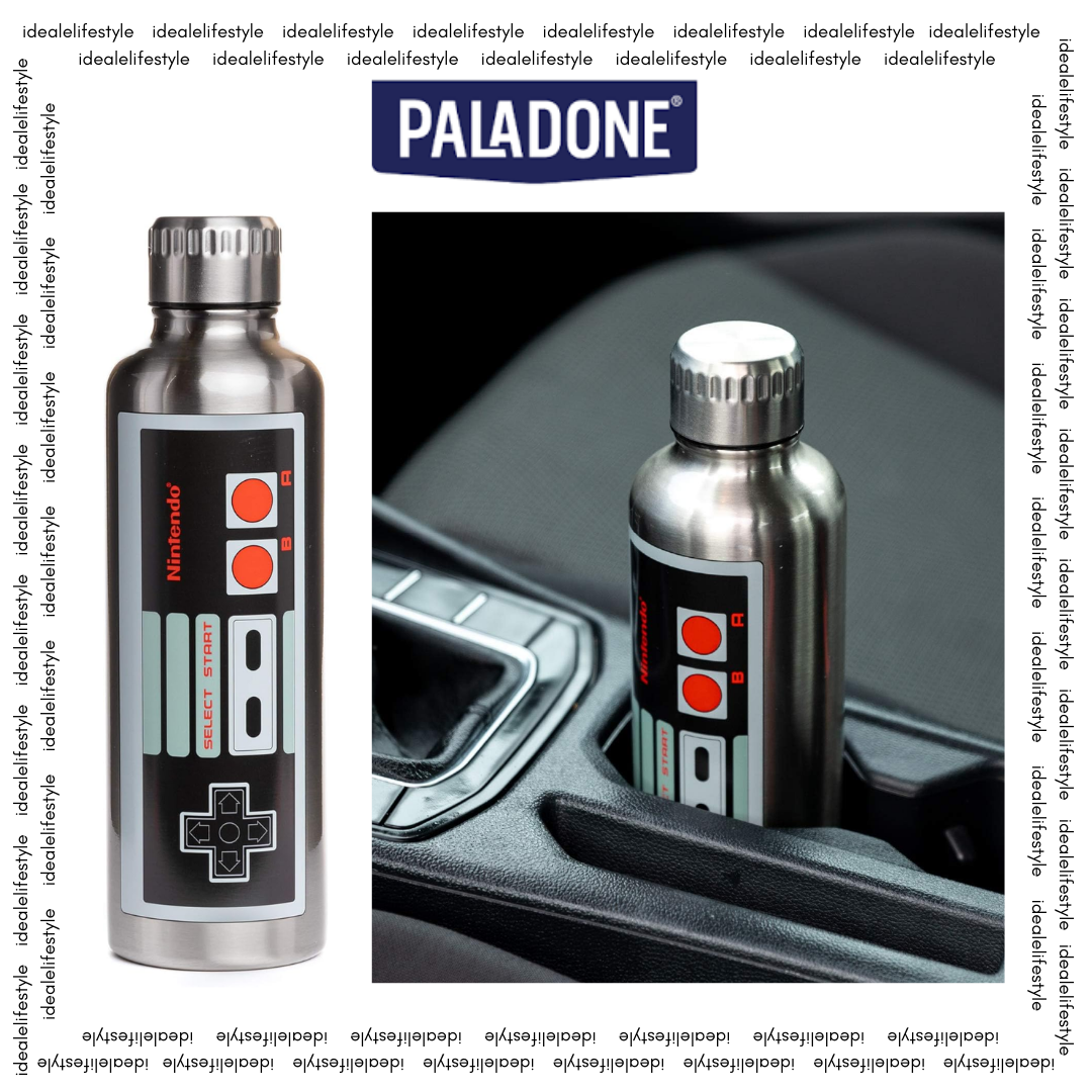 Paladone NES Metal Water Bottle (2021 New Collection)