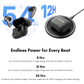 EarFun Air Pro 4+ Hi-Res ANC Earbuds | Bluetooth 6.0 Snapdragon Sound | AI Real-Time Translation & Auracast | Dual Hybrid Driver (1BA + 10mm DD) | 50dB Adaptive Noise Cancelling | 54H Playtime | IP55 Waterproof