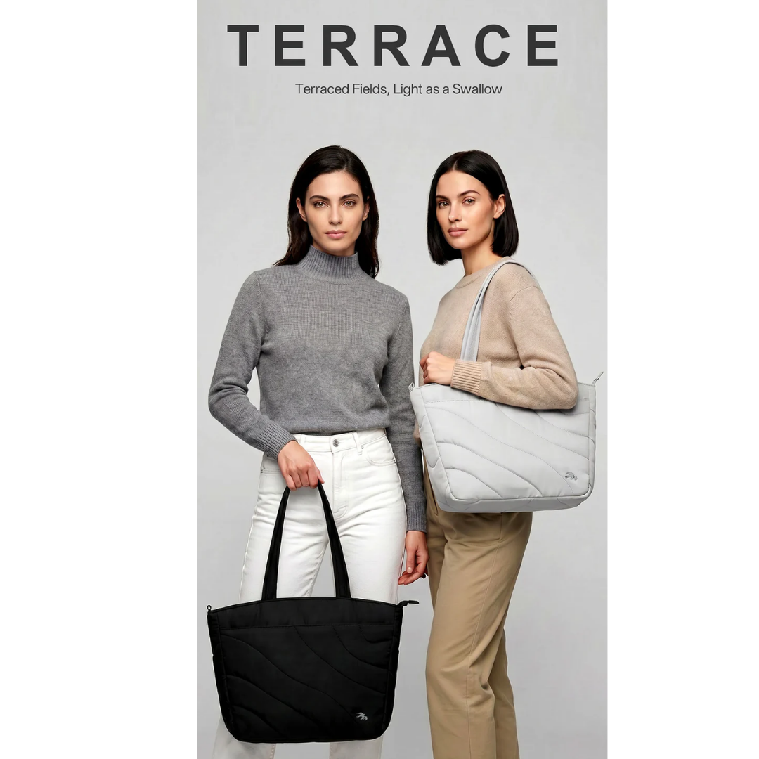 WiWU Terrace Tote Laptop Bag 14 16 Inch Waterproof Nylon Shoulder Bag Velvet Lining Large Capacity Handbag Briefcase Women