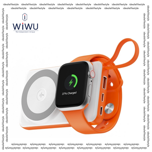 WiWU CORE Wi-P007 3 IN 1 Wireless Charger Power bank 10000mAh