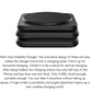 WiWU Kevlar wi-035 Foldaway 3-In-1 Magnetic MagSafe Wireless Charger