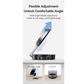 USAMS CD234 Phone / Watch / Earphone 3-in-1 Magnetic Wireless Charger Stand Foldable Fast Charging Dock