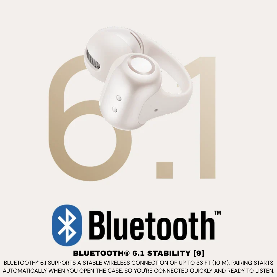SHOKZ OpenDots 2 Open Ear Wireless Earbuds Bluetooth Dolby Audio Bass IP57 Sport Headphones Noise Canceling Earphone