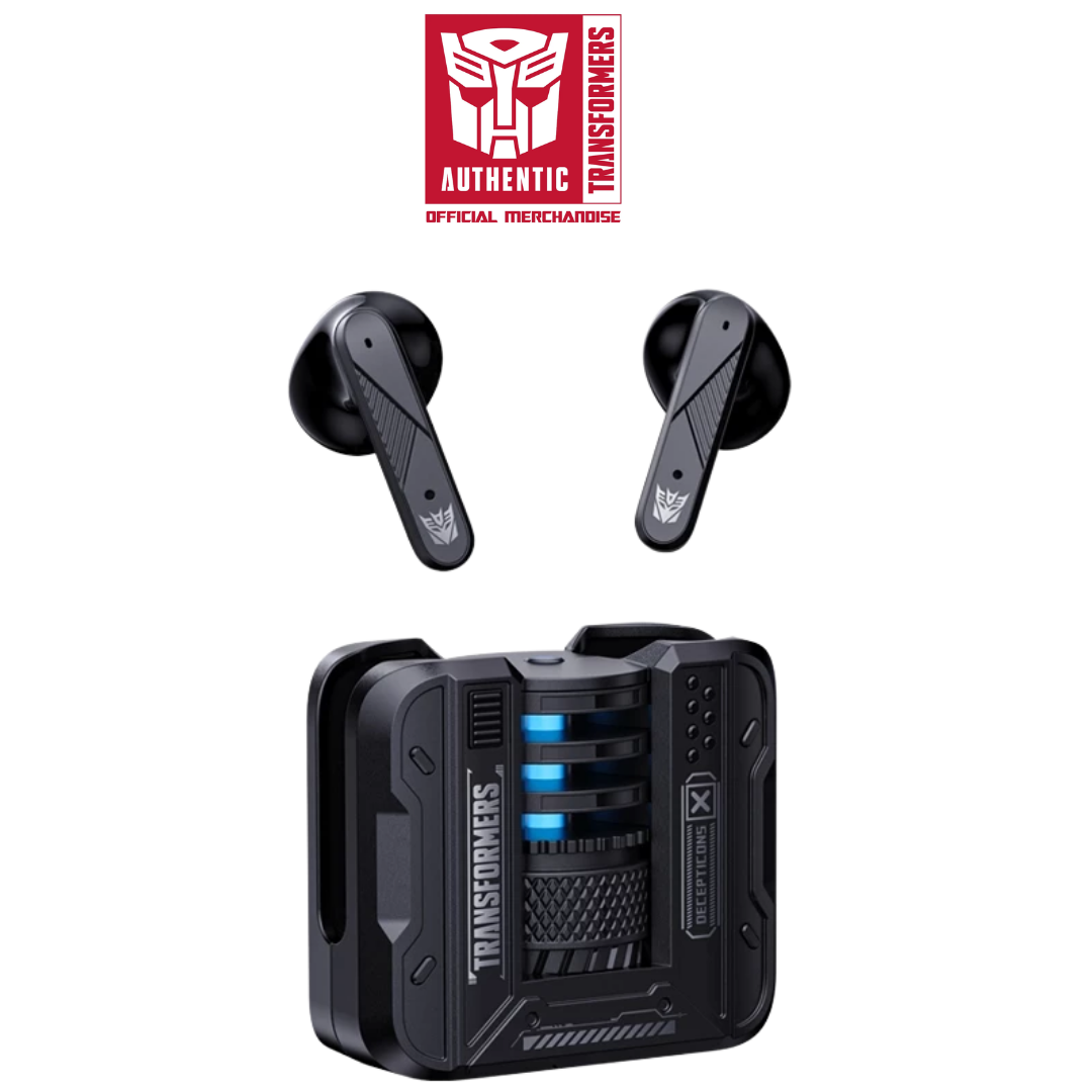 Transformers TF-T71 Bluetooth 5.4 Earphones | Hi-Fi 3D Stereo Sound | 24H Battery Life | Sport Waterproof Intelligent Touch Control Gaming TWS