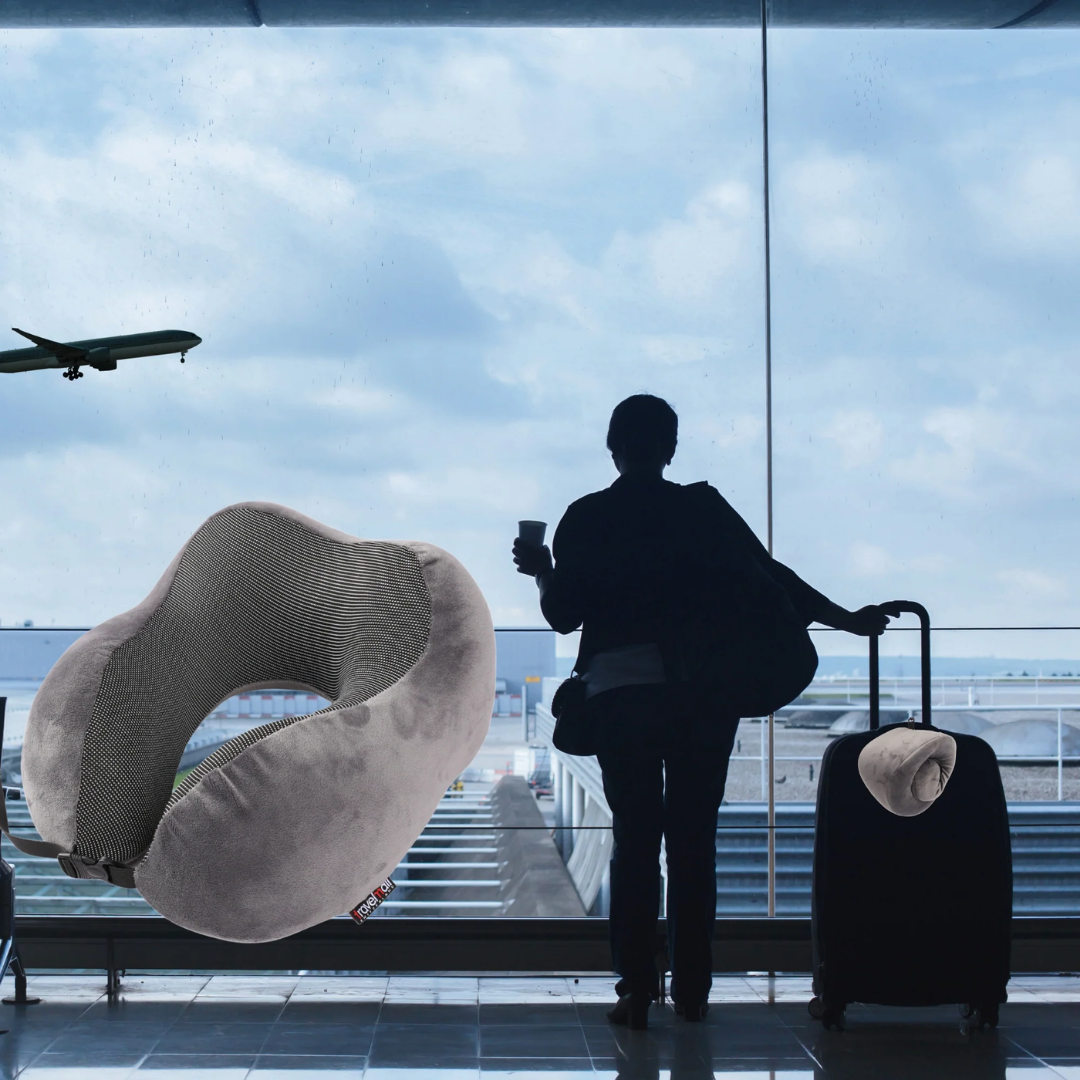 Travelmall Foldable Memory Foam Pillow