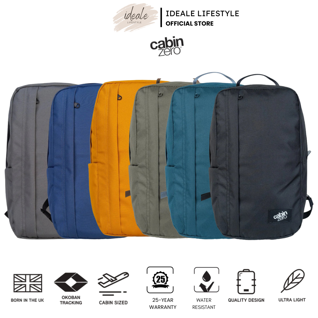 CabinZero Flight 12L Companion Bag – Lightweight Travel Crossbody Bag with Water-Resistant Fabric, Multiple Compartments & Adjustable Strap – Perfect for Daily Use & Carry-On Essentials