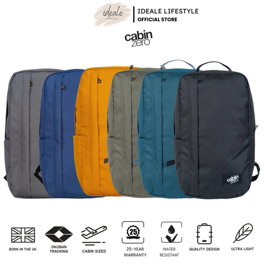 CabinZero Flight 12L Companion Bag – Lightweight Travel Crossbody Bag with Water-Resistant Fabric, Multiple Compartments & Adjustable Strap – Perfect for Daily Use & Carry-On Essentials