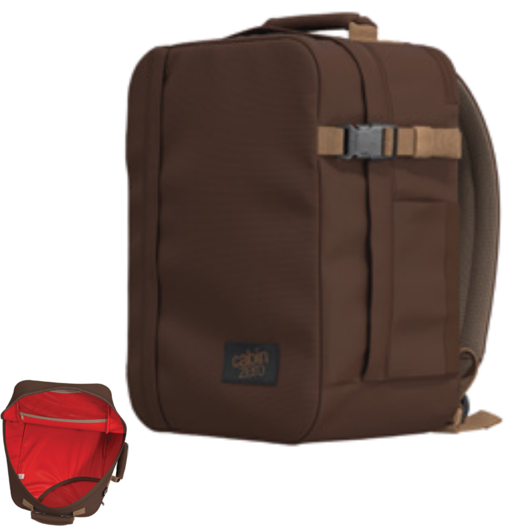CabinZero Classic Tech 28L Backpack | Padded Laptop Compartment & Water Bottle Pocket | Lightweight Carry-On Travel Bag | Water-Resistant & YKK Zippers | 15.6" Laptop Sleeve - Shop Now!