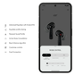 Nothing Wireless Earphones (a) Noise Cancelling/ChatGPT Compatible/Bluetooth/Up to 40.5 Hours of Use/Lightweight/Outsound Capture/High Resolution