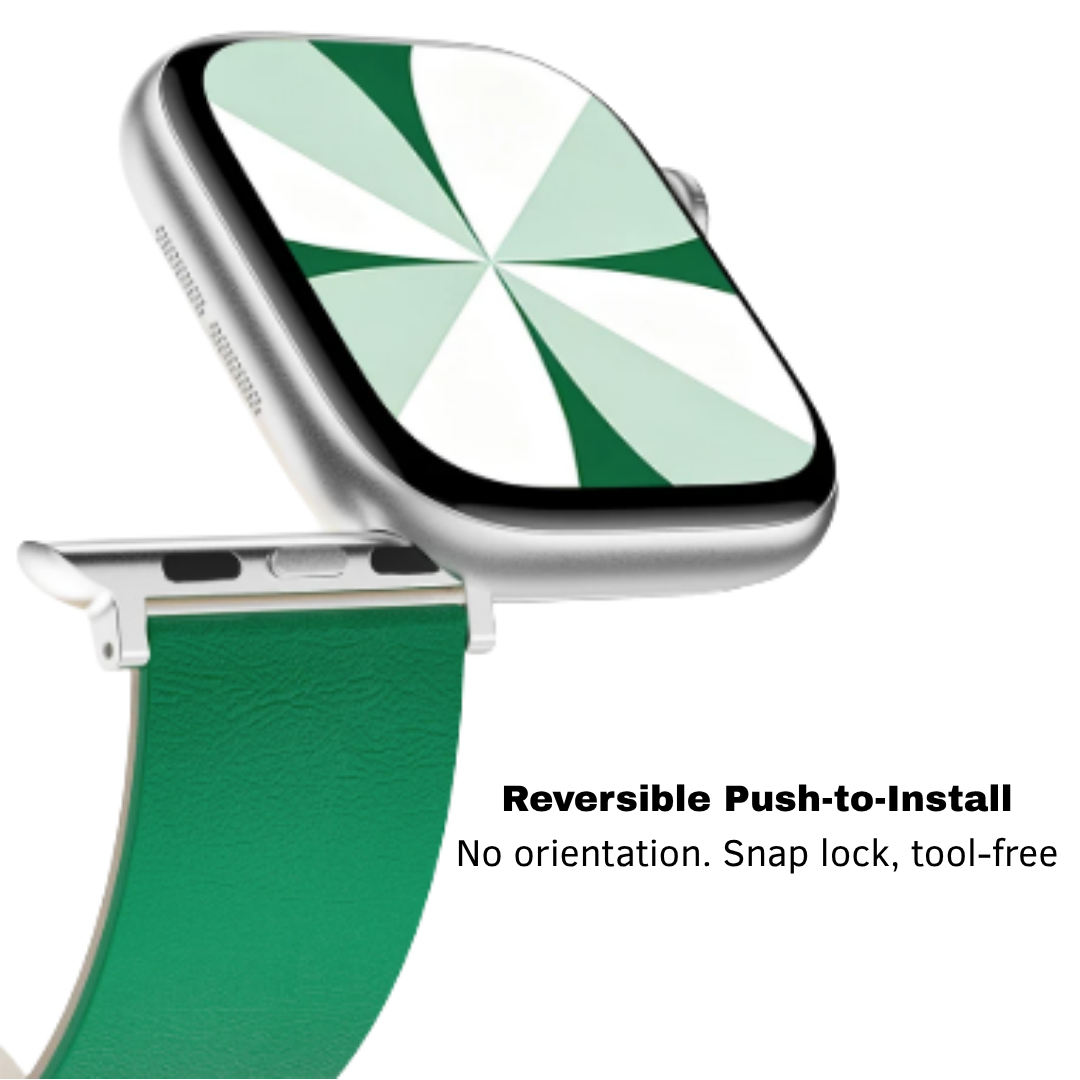 WiWU MAG DUO Magnetic Watch Band Reversible Dual Color Silicone Strap Compatible 38 40 41 42 44 45 46 49mm Ultra Wi-WB303