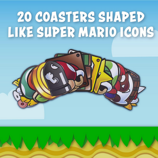 Paladone Super Mario Fun Fact Coasters