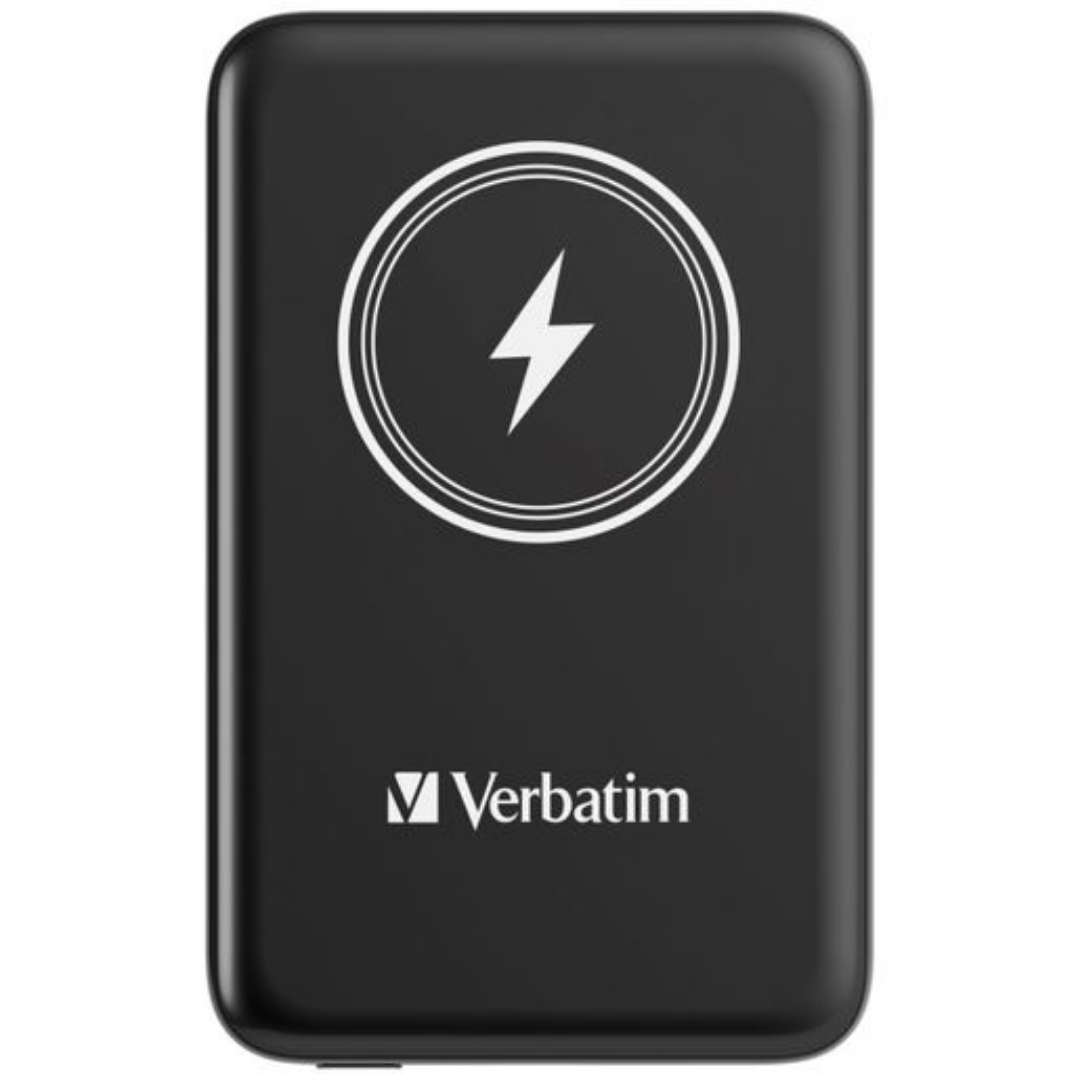 Verbatim MCP-10- 10000mAh Magnetic Wireless Mobile Rechargeable Battery