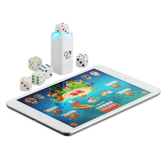 GoDice Family Pack - 5 Smart Connected Dice. Brings The Best Dice Games of All Time to The 21st Century. Educational, Fun & Innovative Games for Family, Friends, Game nights. Free App