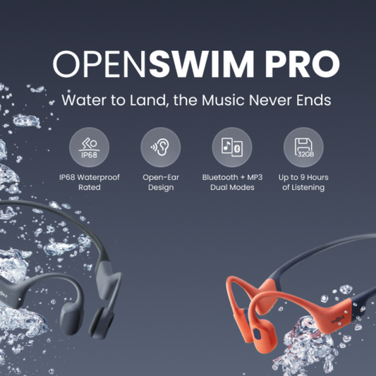 SHOKZ OpenSwim Pro - Open-Ear Bluetooth Headphones