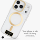 Kate Spade New York Icon Clear IPhone 17 series MagSafe Case – 12ft Drop, Camera Stand, Gold Accents