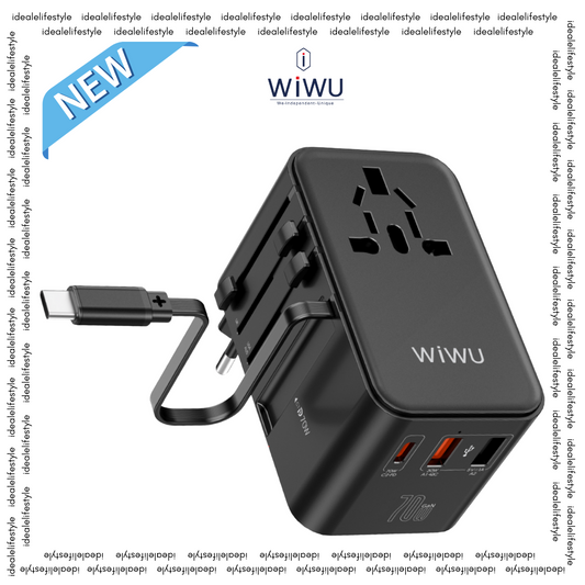WiWU UA004 Universal Travel Adapter(PD 70W)