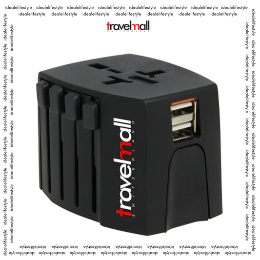 Travelmall Dual USB Worldwide Travel Adaptor Set
