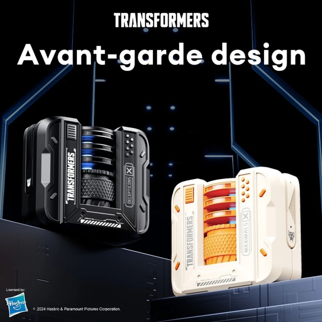 Transformers TF-T71 Bluetooth 5.4 Earphones | Hi-Fi 3D Stereo Sound | 24H Battery Life | Sport Waterproof Intelligent Touch Control Gaming TWS