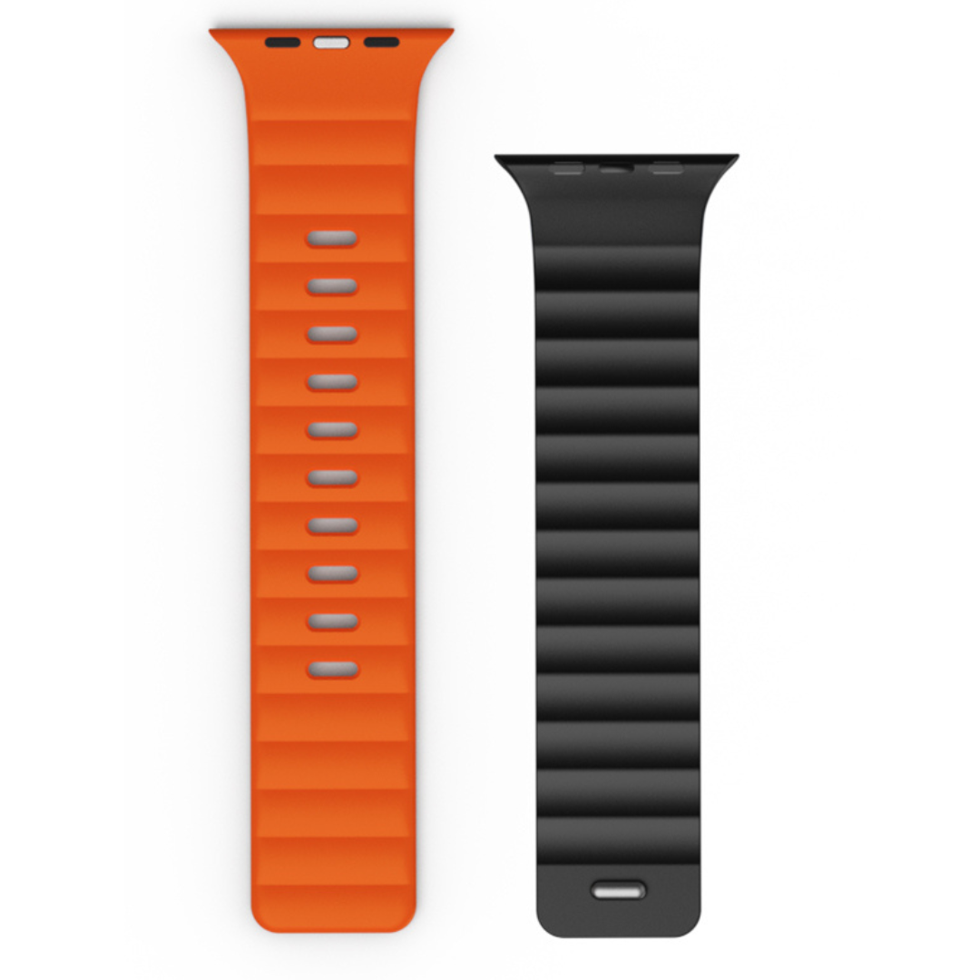 WiWU Mag Secur Watch Band Wi-WB301 – Magnetic Silicone Strap with Metal Lock for 44–49mm Smartwatch