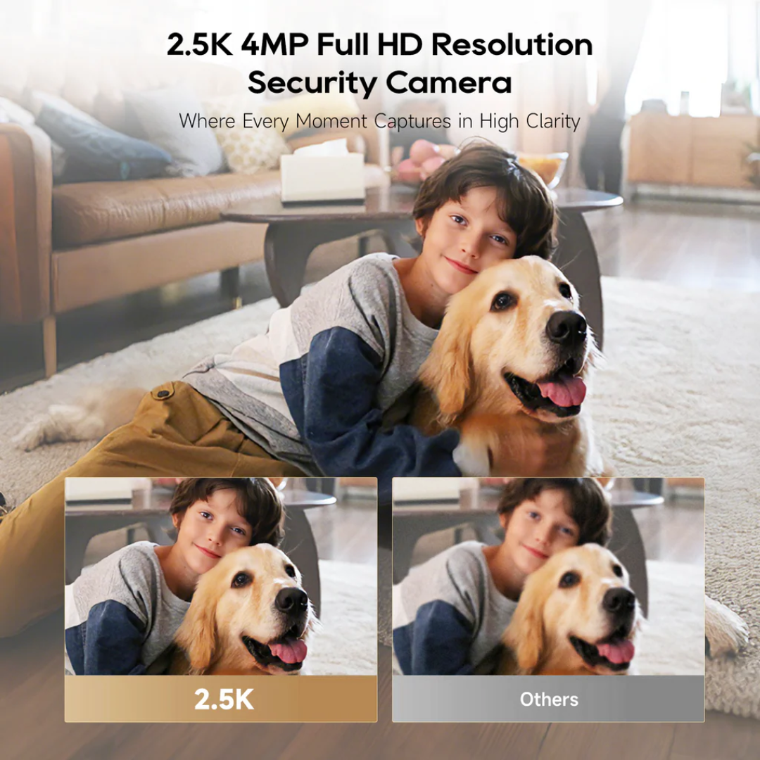 Dreame NAVO Care 1 Indoor Camera 2.5K Ultra HD Smart WiFi Camera AI Motion Detection 350° Pan Night Vision 2-Way Audio Home Security Camera