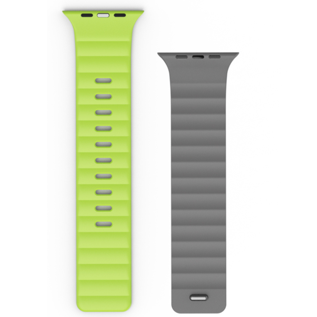WiWU Mag Secur Watch Band Wi-WB301 – Magnetic Silicone Strap with Metal Lock for 44–49mm Smartwatch