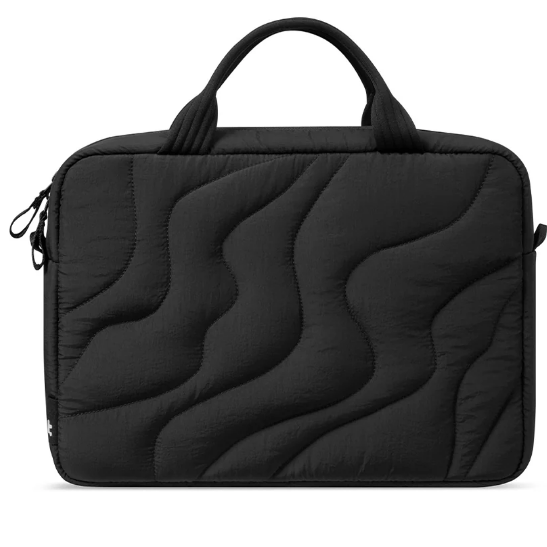 TOMTOC Terra A28 Puffy Laptop Sleeve Bag 13 14 16 Inch Lightweight Protective Carrying Case Soft Padded Waterproof Laptop Bag Travel Work