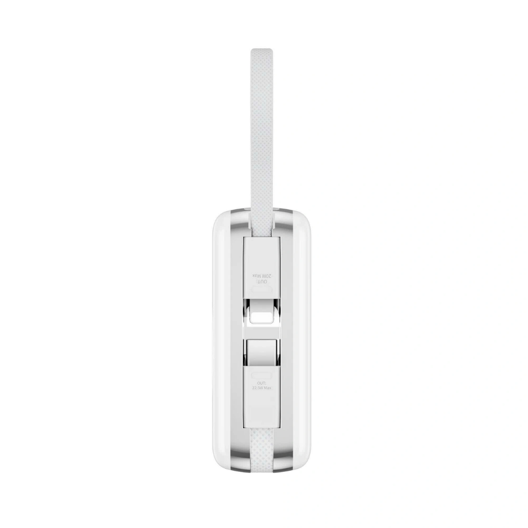WiWU Mag Plus XF17 3-in-1 Magnetic Wireless Power Bank 10000mAh Built-in Type C Cable 20W PD Fast Charger Flight Approved