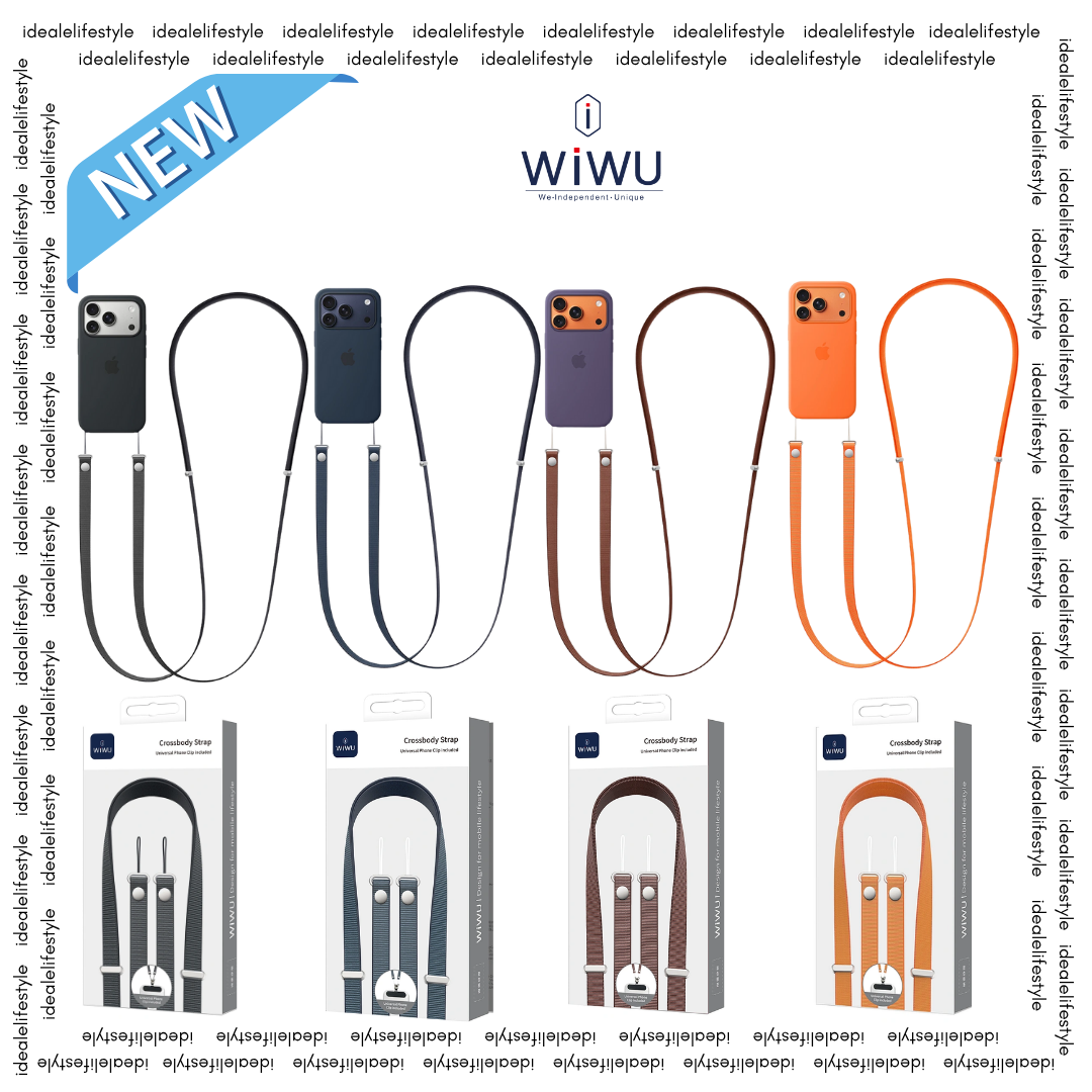 WiWU Crossbody Phone Strap Magnetic Tidy 360° Rotation Lanyard