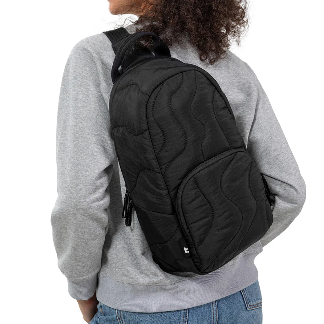 TOMTOC Terra T36 Light Sling Backpack 10L Puffy Crossbody Bag Chest Bag Water Resistant with 11 Inch iPad Sleeve Eco
