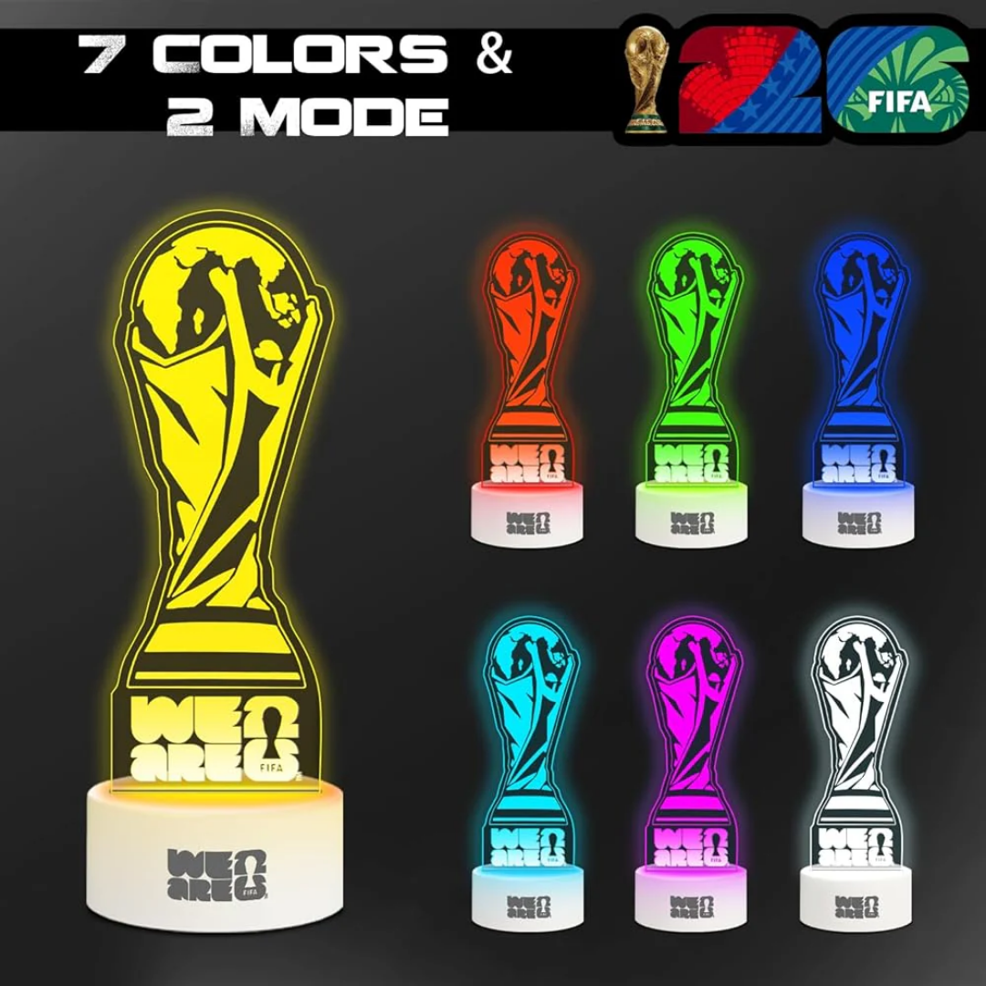 FIFA World Cup 2026 Acrylic Lamp | 7-Color LED | Buy Now! – idealelifestyle