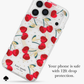 Kate Spade New York iPhone 17 MagSafe Case – Drop Protection | Floral, Glitter, Clear | Autumn Toile, Cherry Dot
