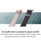 GRAMAS COLORS "Cornet" Leather Chain Watch Band (Fits 49/46/45/44mm & 41/40/38mm)