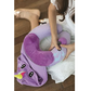 Travelmall 3D Inflatable Neck Pillow with Patented Pump and Hood - Unicorn