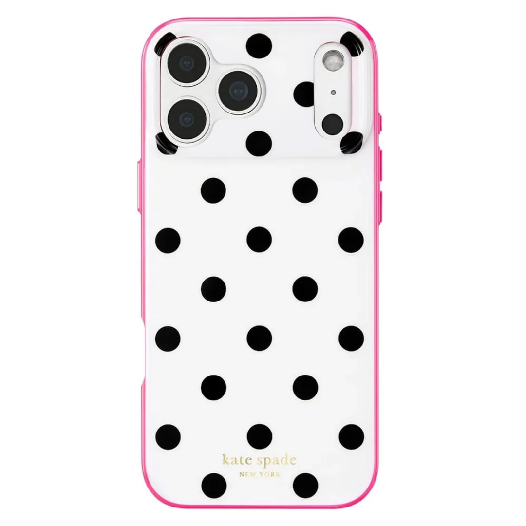 kate spade new york Picture Dot Pop Pink MagSafe Case for iPhone 18 Pro Max 18 Pro Polka Dot Print 12ft Drop Protection