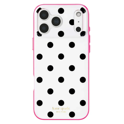 kate spade new york Picture Dot Pop Pink MagSafe Case for iPhone 18 Pro Max 18 Pro Polka Dot Print 12ft Drop Protection