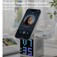 WiWU W043 Pixel 5-in-1 Wireless Charging Station 15W Fast Charge 5W Bluetooth Speaker Clock Watch Earbud Dock W043
