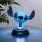 Official Disney Stitch Icon Light | 11cm Tall 3D Experiment 626 Collectible Lamp | Battery Powered Portable Night Light | Paladone Licensed Lilo & Stitch Room Decor Gift