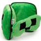 Travelmall Minecraft Creeper Shaped Plush Travel Pillow & Eye Mask Set