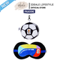 Paladone FIFA World Cup 2026 Official Travel Set | 2-in-1 Ball-Shaped Neck Pillow & Eye Mask | High-Elastic Comfort | Officially Licensed Football Fan Gear - Buy Now!