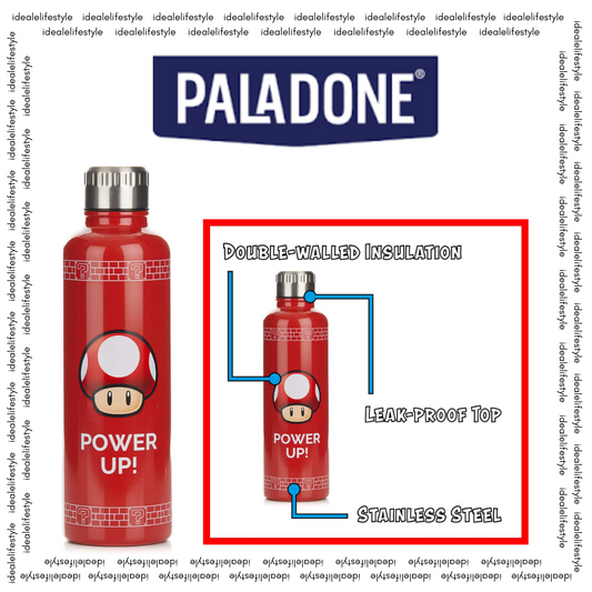 Paladone Super Mario Big Up Water Bottle