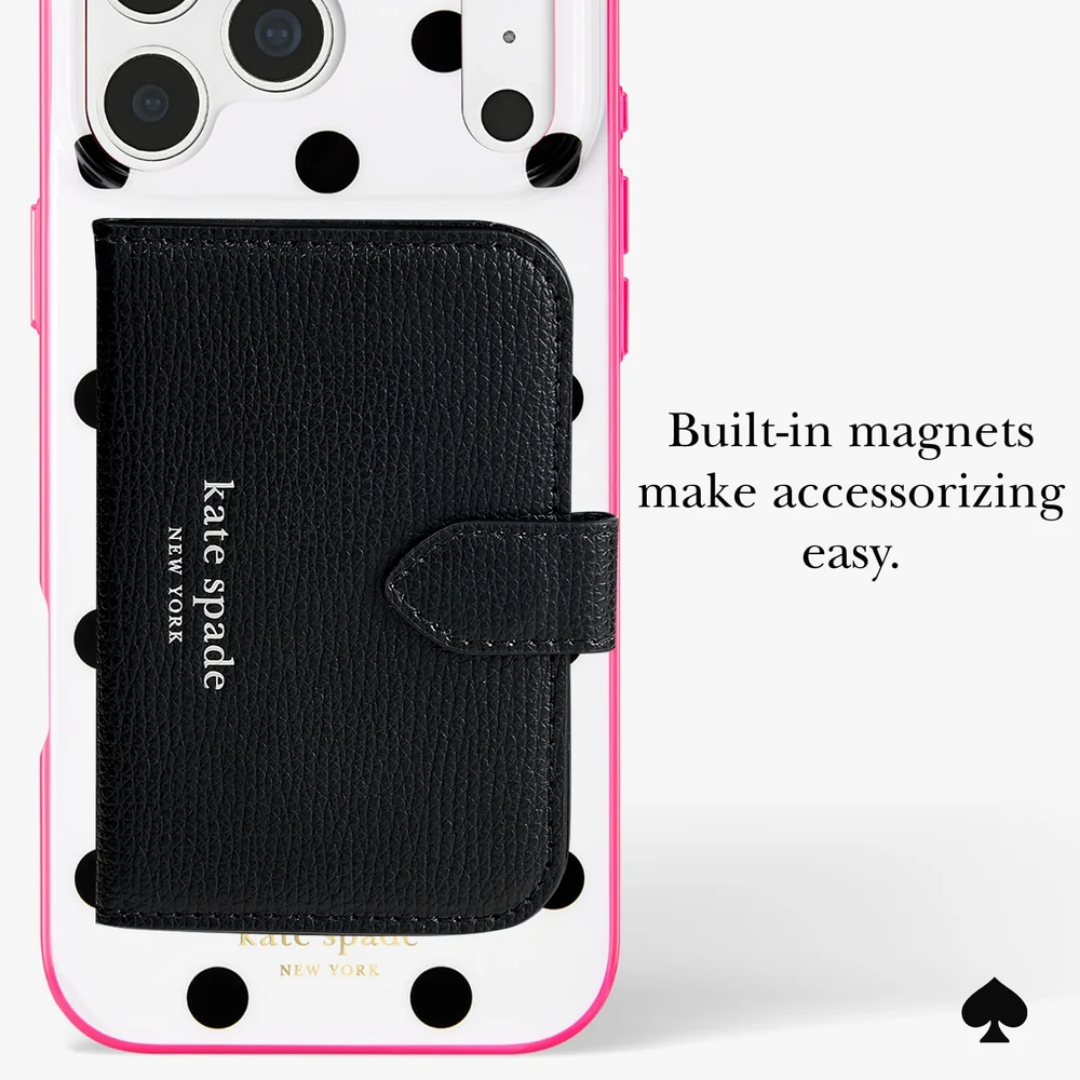kate spade new york Picture Dot Pop Pink MagSafe Case for iPhone 18 Pro Max 18 Pro Polka Dot Print 12ft Drop Protection