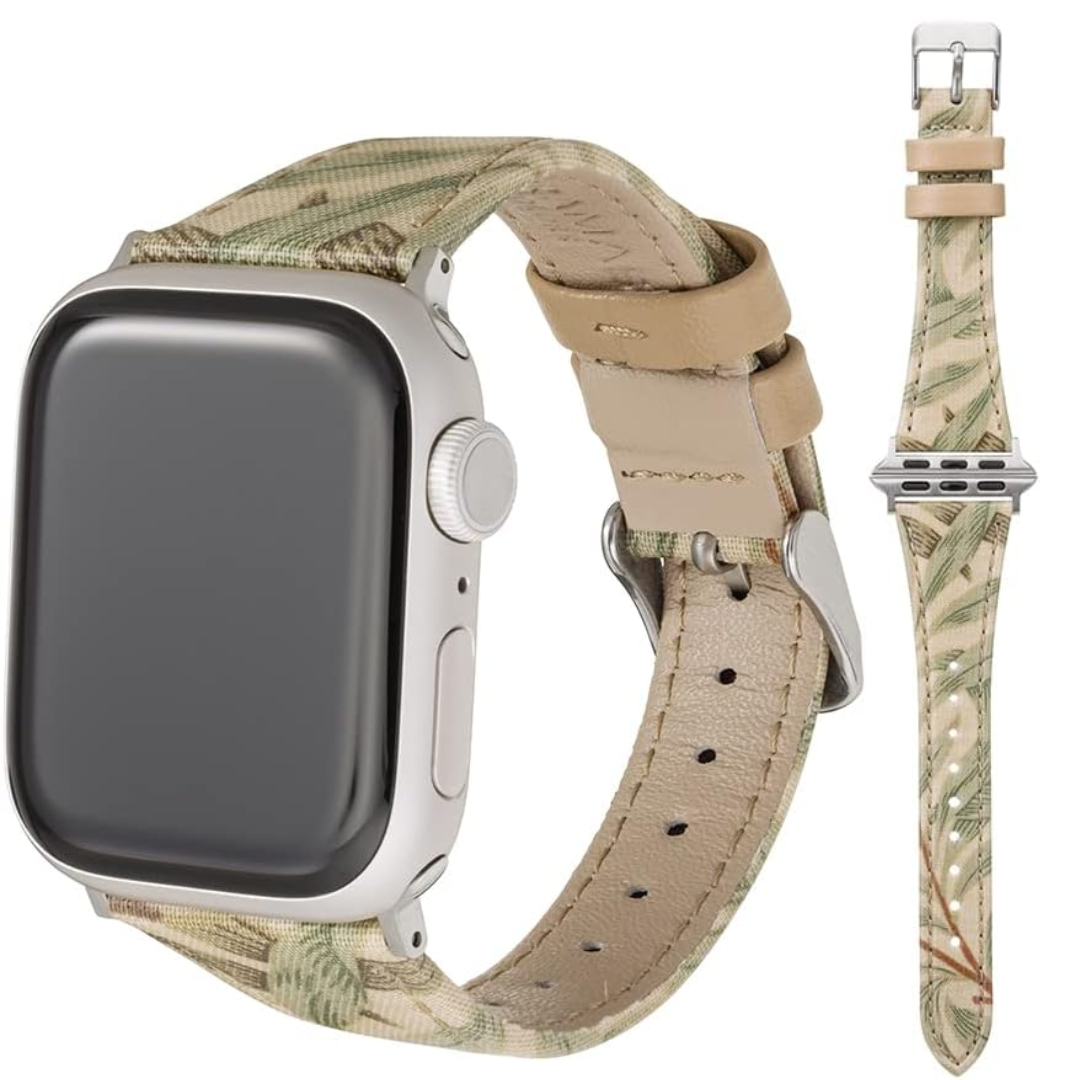 GRAMAS COLORS "Best of Morris" Floral Textile Watch Band (Fits 41mm/40mm/38mm)