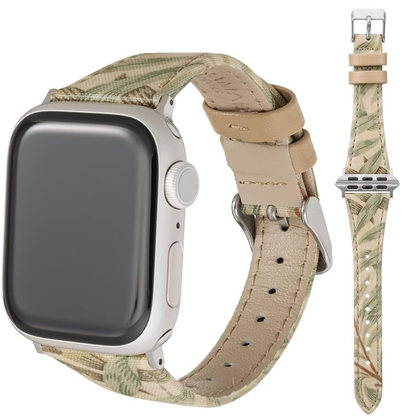 GRAMAS COLORS "Best of Morris" Floral Textile Watch Band (Fits 41mm/40mm/38mm)